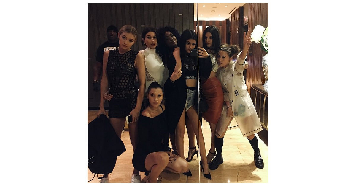 Gigi Hadid Bella Hadid Kylie Jenner Kendall Jenner And