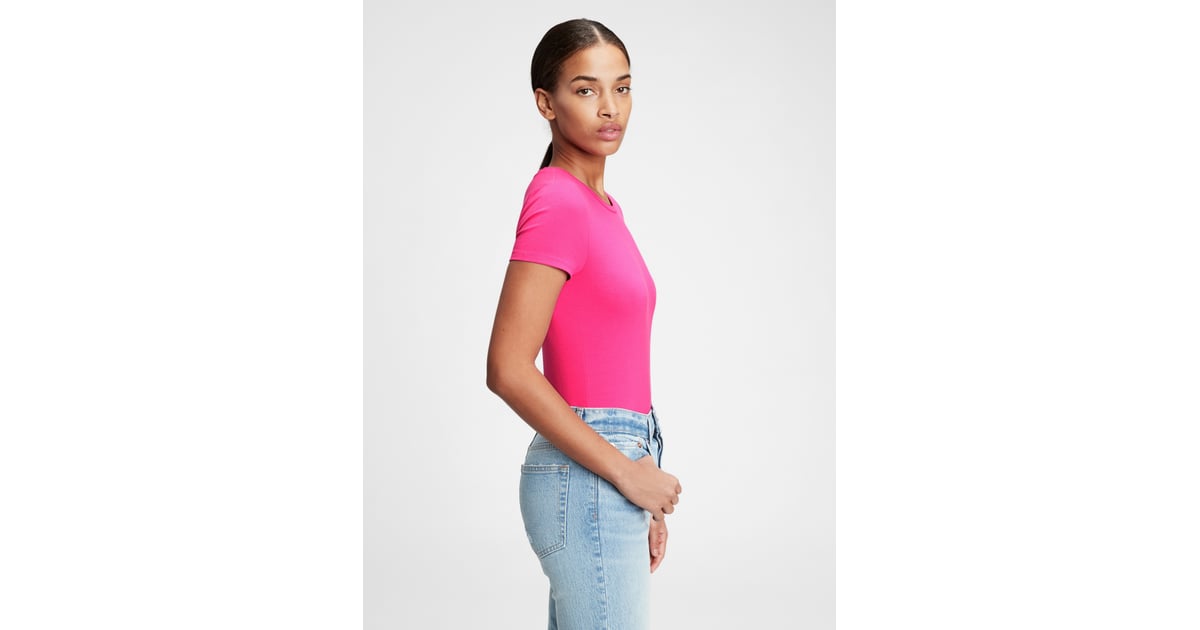 Gap Crewneck Bodysuit Best Valentine's Day Clothes For Women 2021