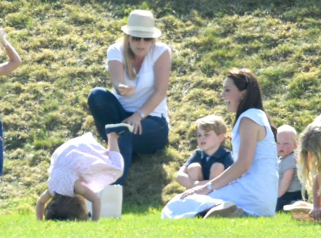 Kate Middleton Blue Dress at Polo Match 2018