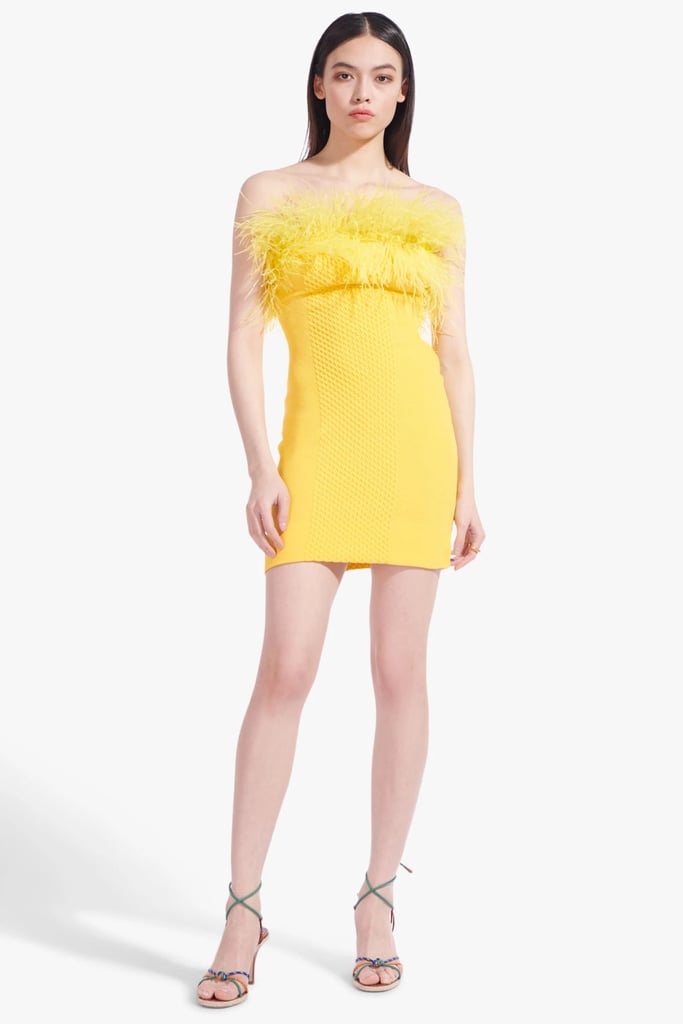 Pop of Yellow: Staud Blanca Dress