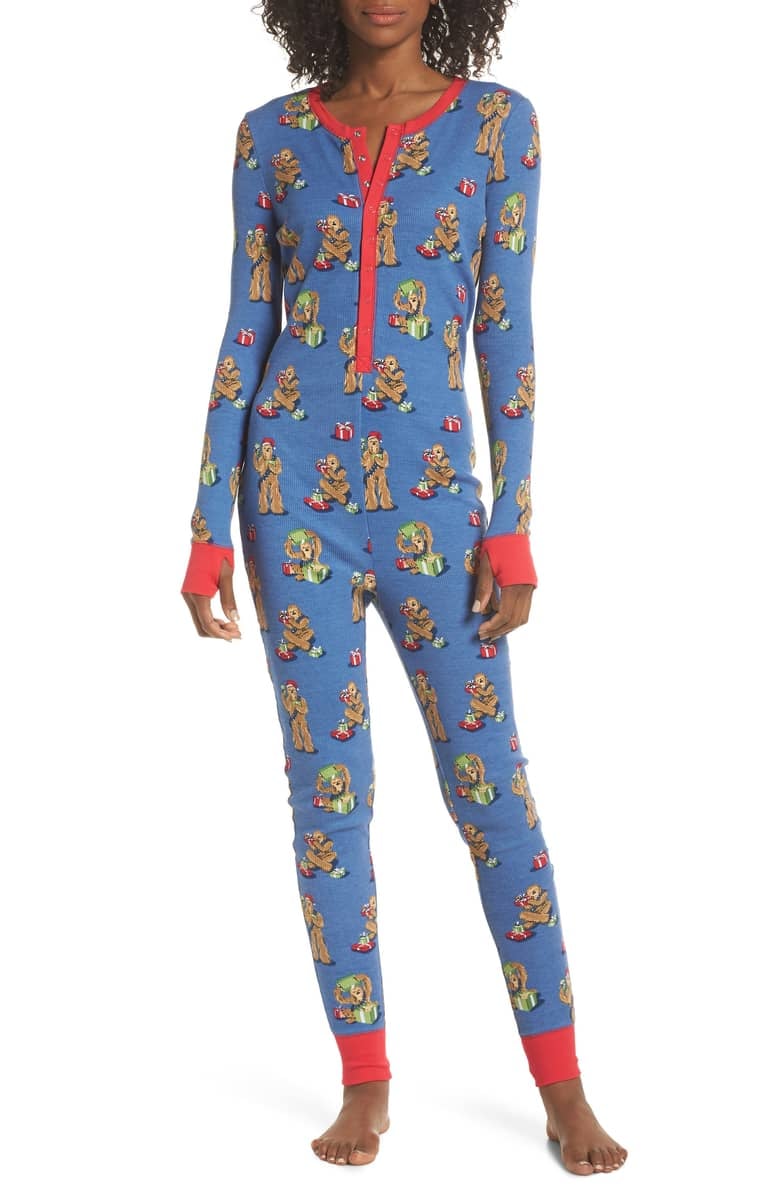 Munki Munki x Star Wars Christmas Chewbacca One Piece Pajamas