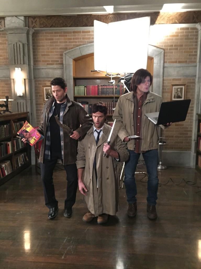 You Alternate Between Being Sam, Dean, Castiel, and Crowley For Halloween