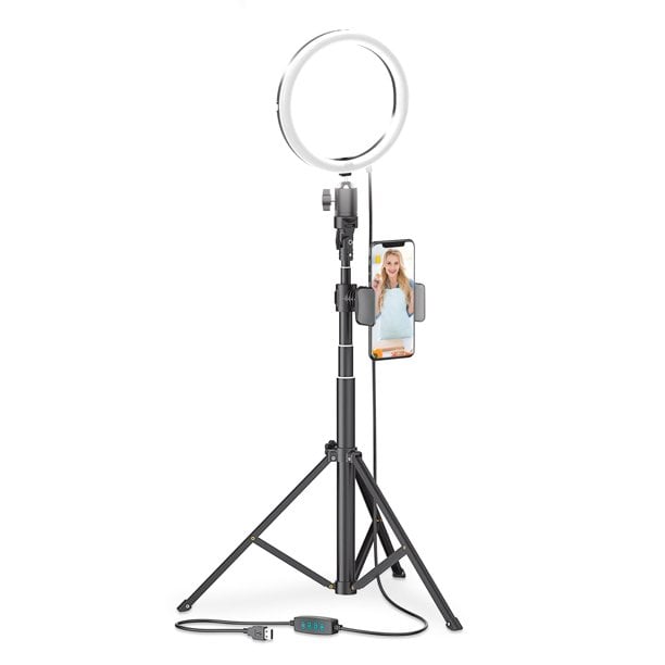 Bower Selfie Ring Studio Light, 8"