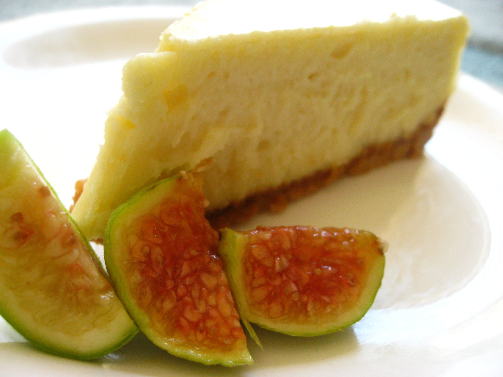 52 Weeks of Baking Lemon Goat Cheese Cheesecake POPSUGAR Food