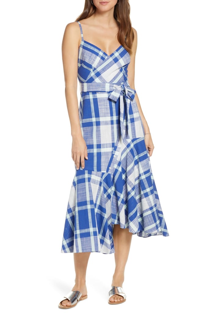 1901 Plaid Asymmetrical Sundress