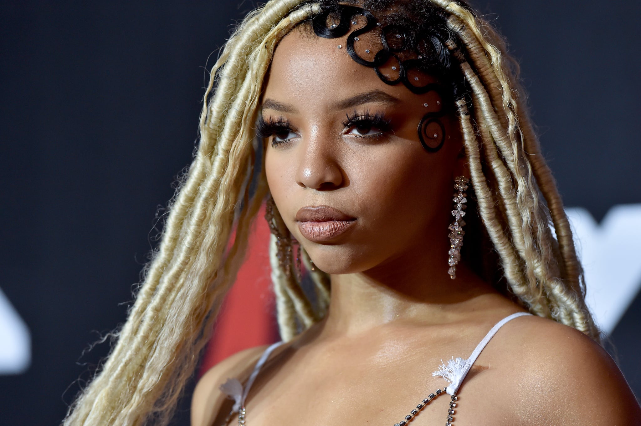 NEW YORK, NEW YORK - SEPTEMBER 12: Chloe Bailey of Chloe x Halle attends the 2021 MTV Video Music Awards at Barclays Centre on September 12, 2021 in the Brooklyn borough of New York City. (Photo by Axelle/Bauer-Griffin/FilmMagic)