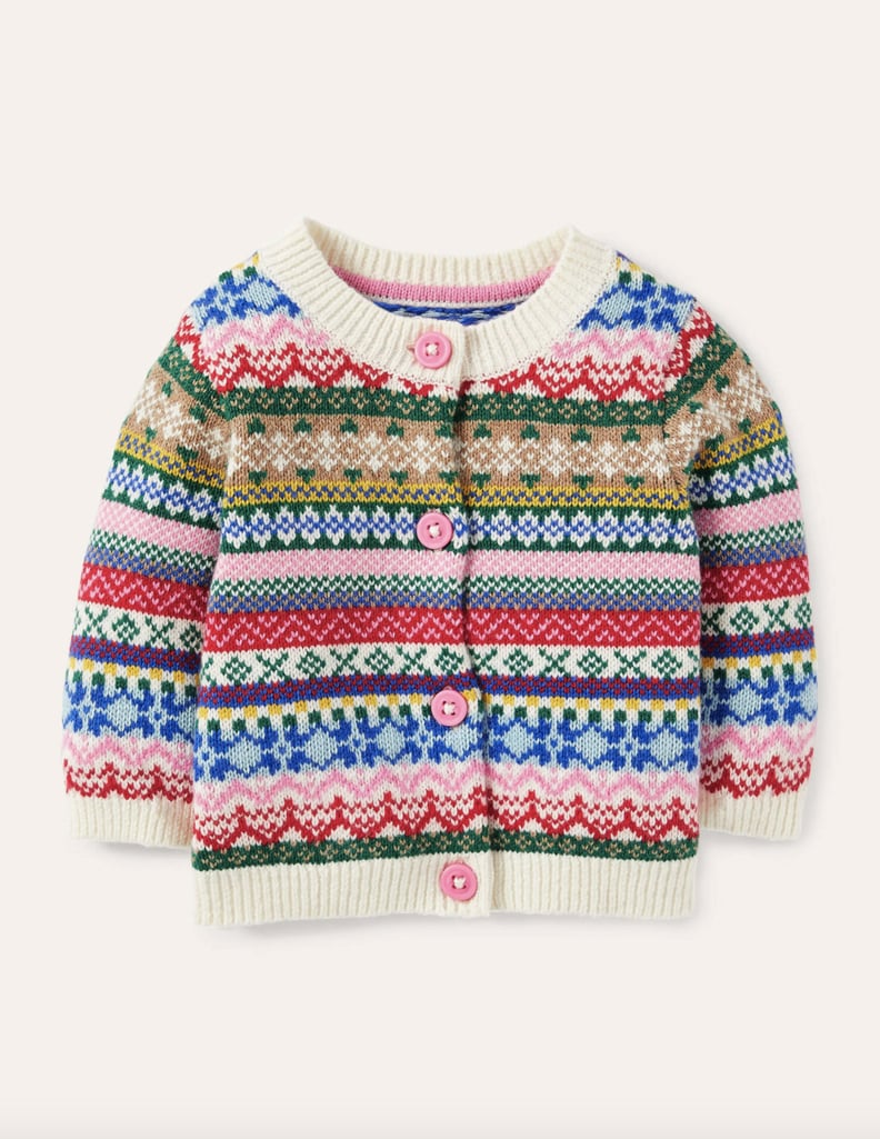Boden Baby All-Over Fair Isle Cardigan