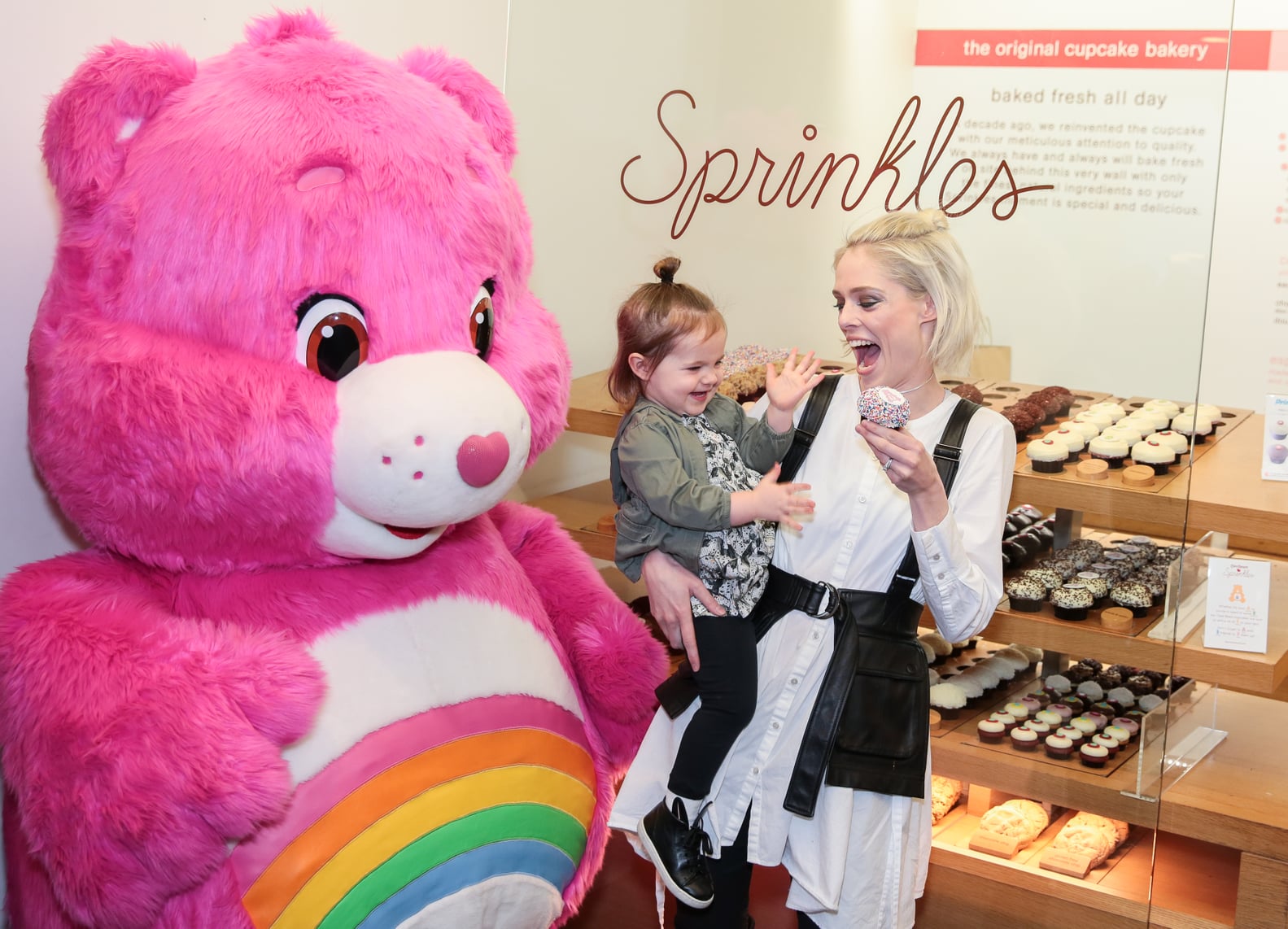 Coco Rocha and Daughter at Sprinkles Event in NYC Jan. 2017 POPSUGAR