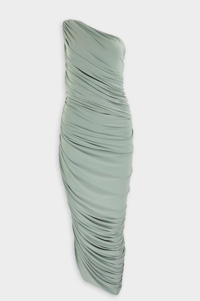 Norma Kamali Diana Dress in Vintage Mint