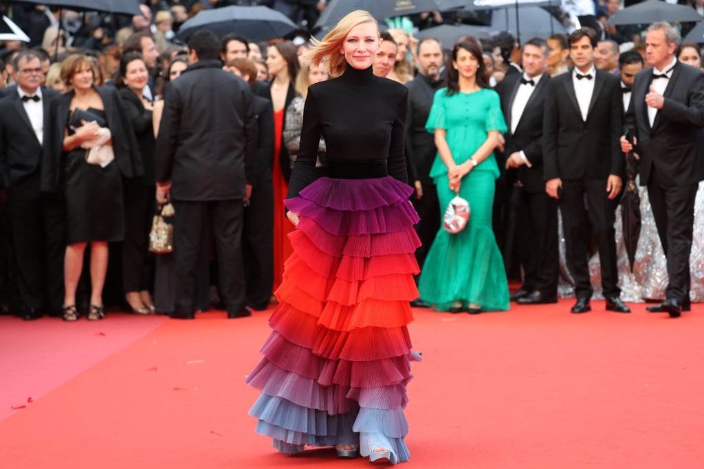 Cate Blanchett Rainbow Givenchy Dress Cannes 2018