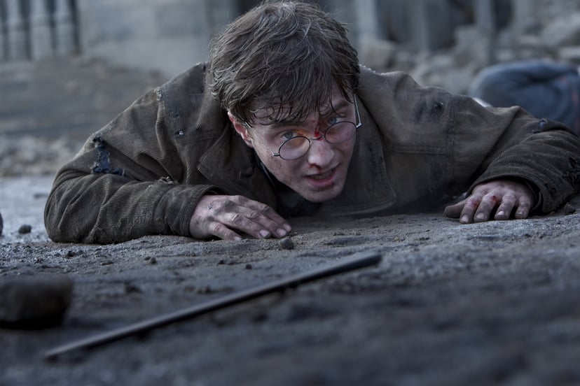 HARRY POTTER AND THE DEATHLY HALLOWS: PART 2, Daniel Radcliffe, 2011. ph: Jaap Buitendijk/2011 Warner Bros. Ent. Harry Potter publishing rights J.K.R. Harry Potter characters, names and related indicia are trademarks of and Warner Bros. Ent. All rights re