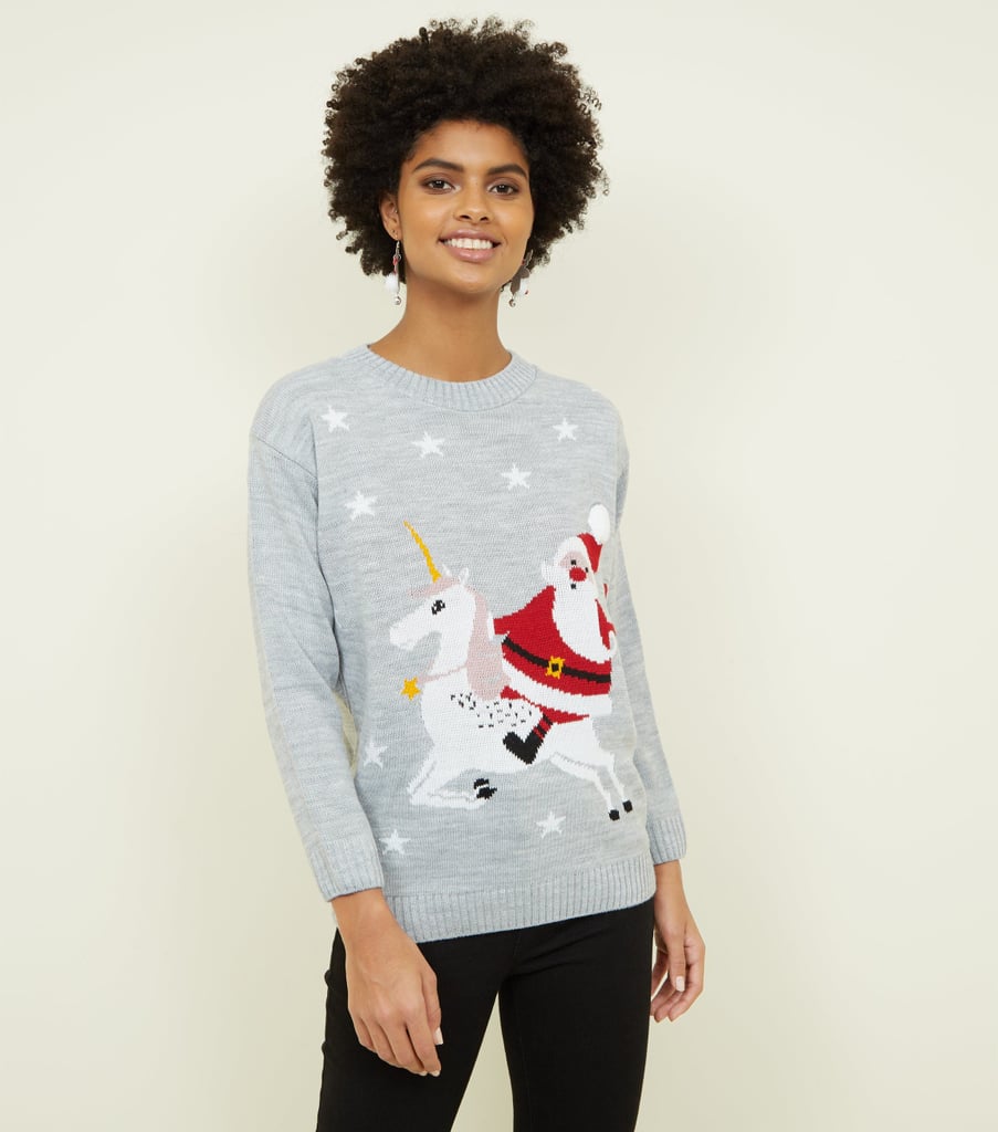 New Look Santa Unicorn Jumper