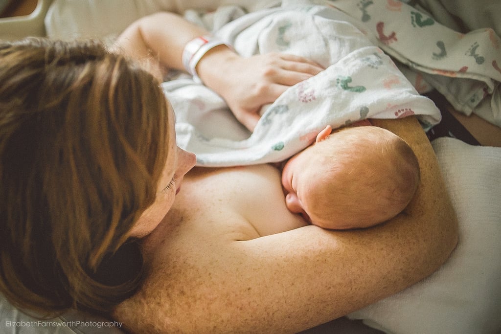 Photos of Moms Breastfeeding For the First Time