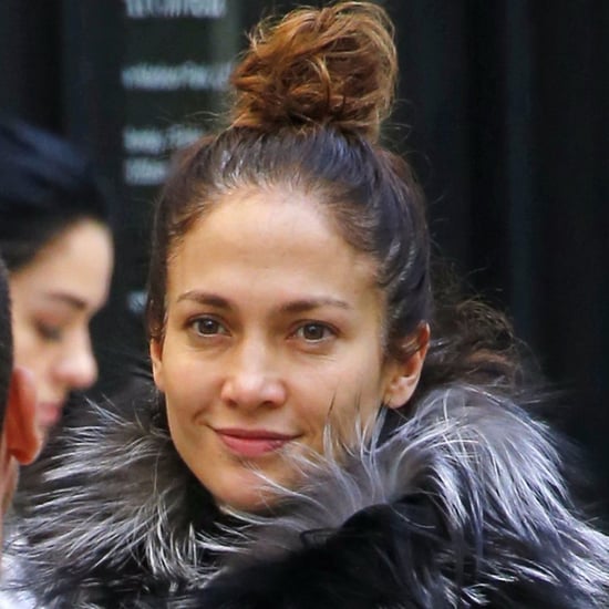 Jennifer Lopez Wearing No Makeup in New York City Oct. 2015