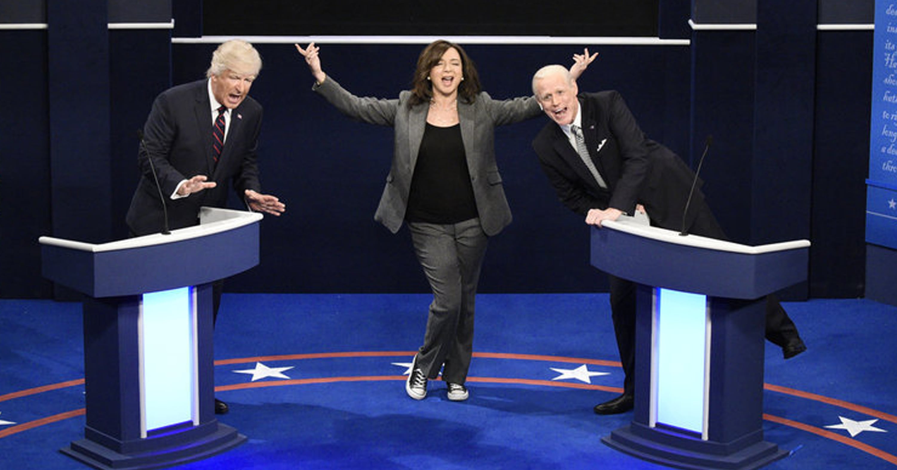 Maya Rudolph Wears Converse as Kamala Harris in SNL Skit | PS Fashion