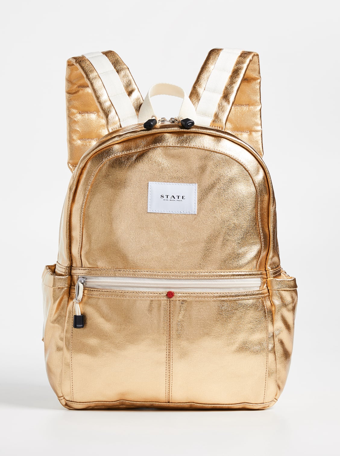 State clearance gold backpack