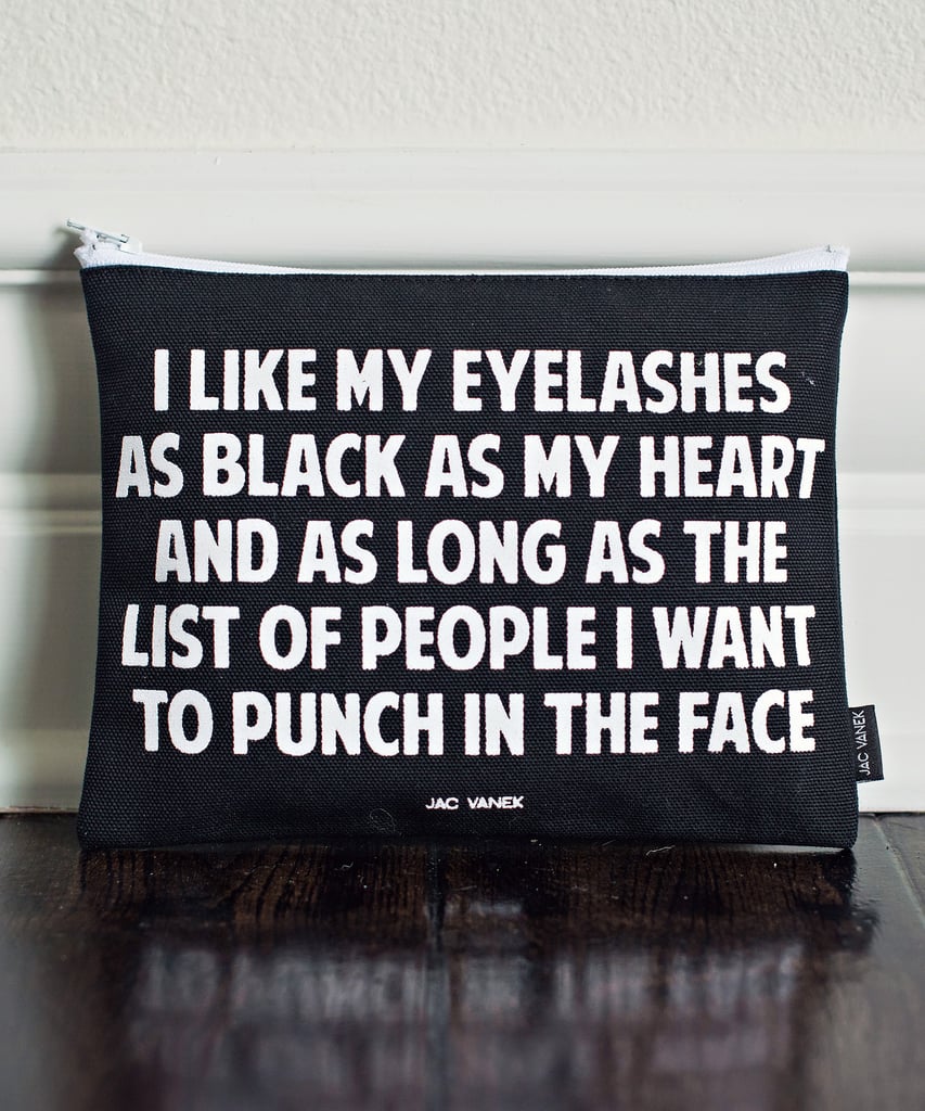 Jac Vanek Eyelashes Zip Pouch