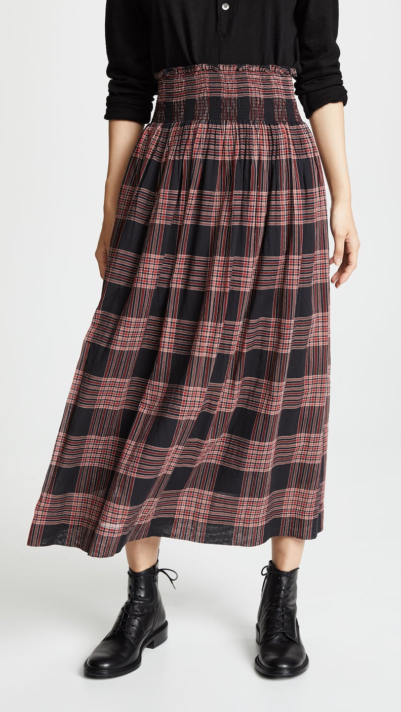 Kate Middleton's Plaid Midi Skirt December 2018 | POPSUGAR Fashion