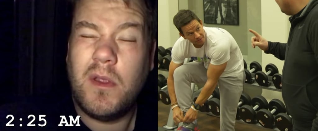 James Corden Tries Mark Wahlberg's 4am Workout Routine Video