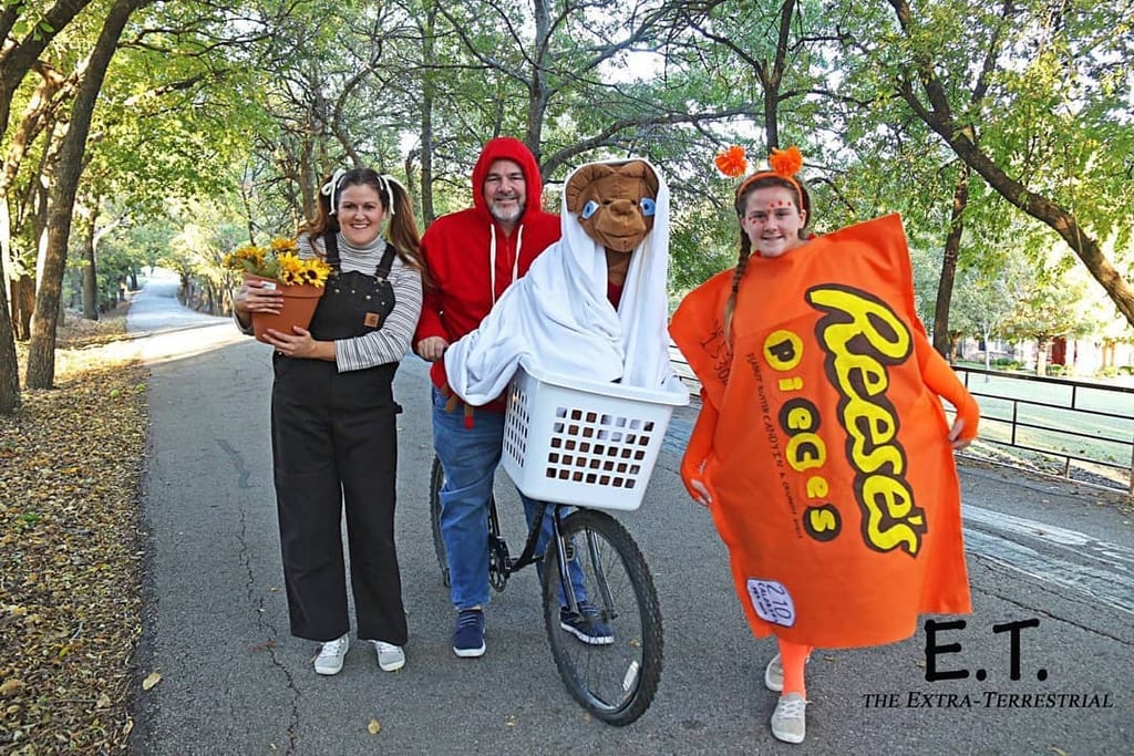 Family of 4 Halloween Costumes: E.T.