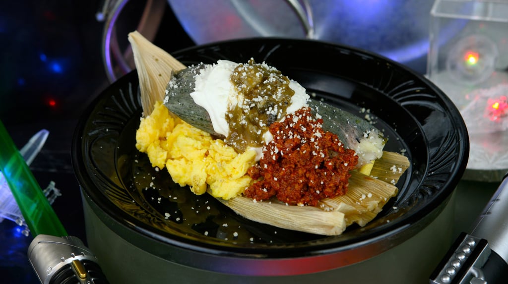 A Darth Tamale, ready for you to eat.