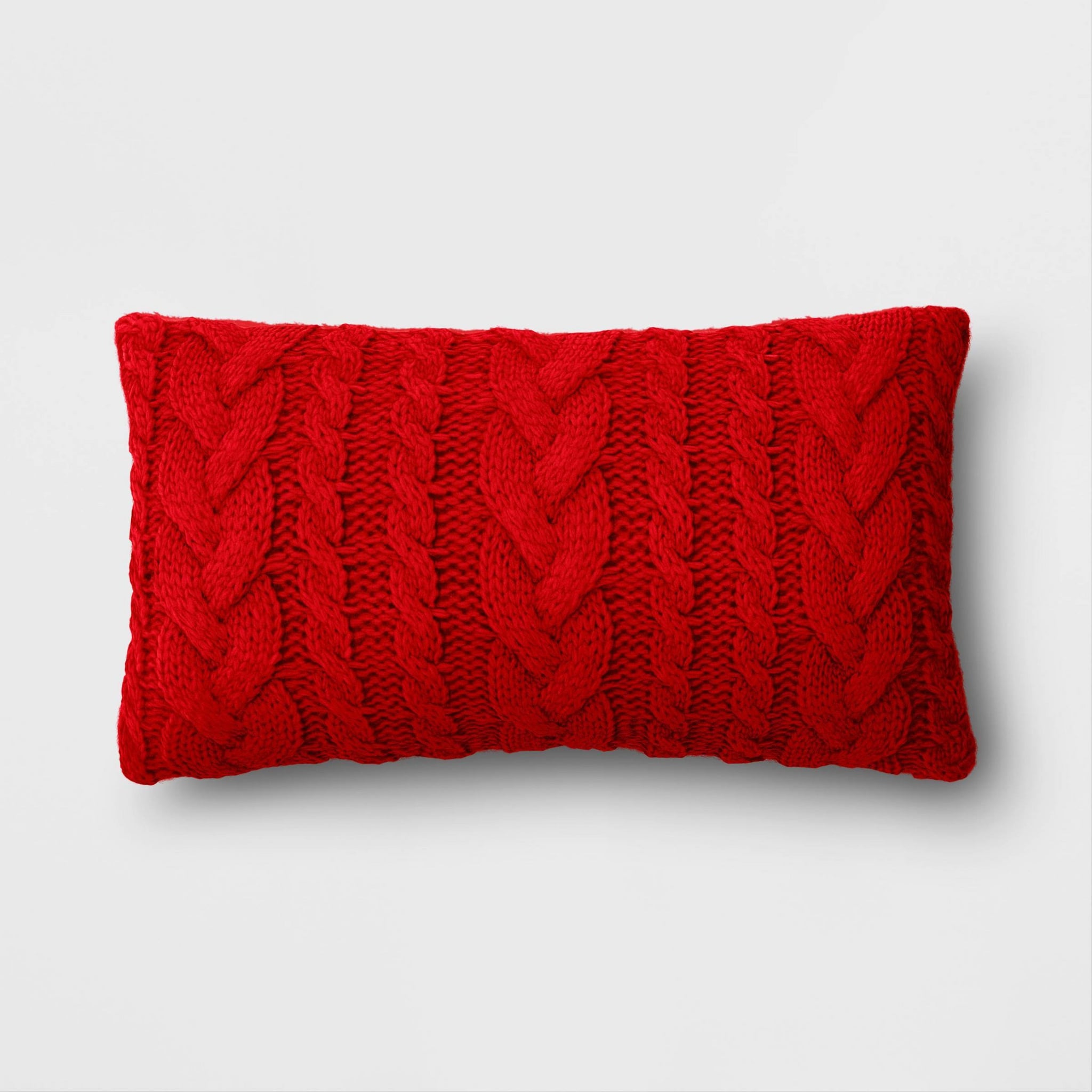 Oversized cable discount knit pillow