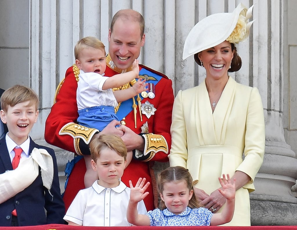 Pictures of Princess Charlotte Waving