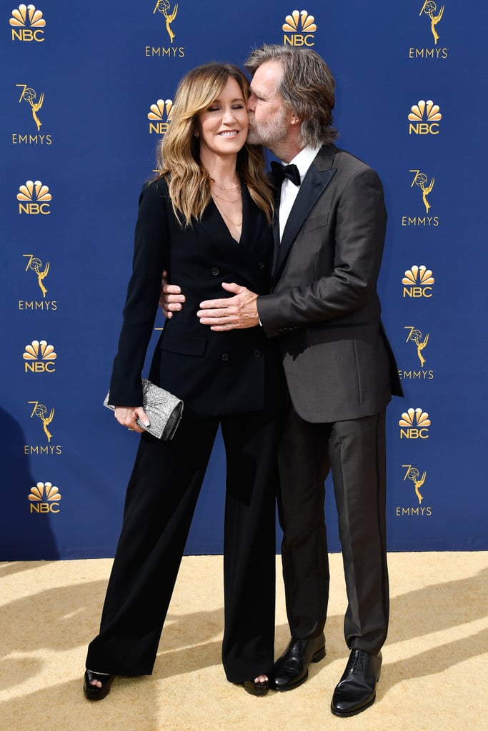 William H. Macy and Felicity Huffman at the 2018 Emmys