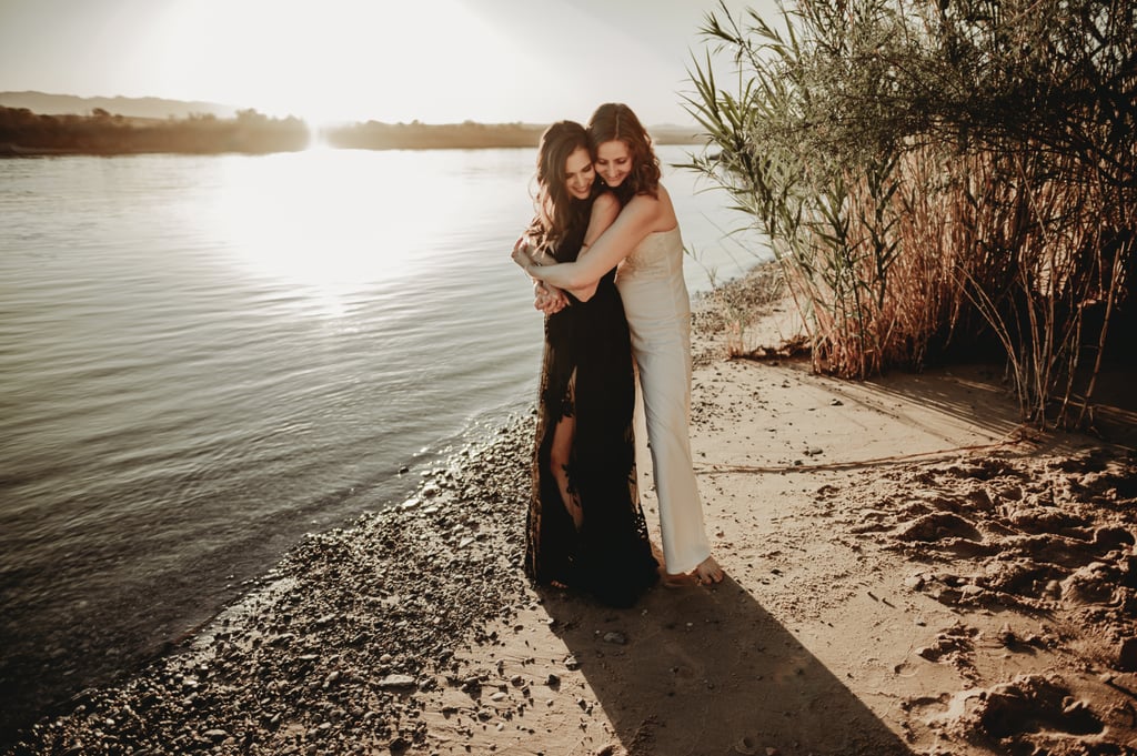 Sexy River Beach Engagement Photo Shoot