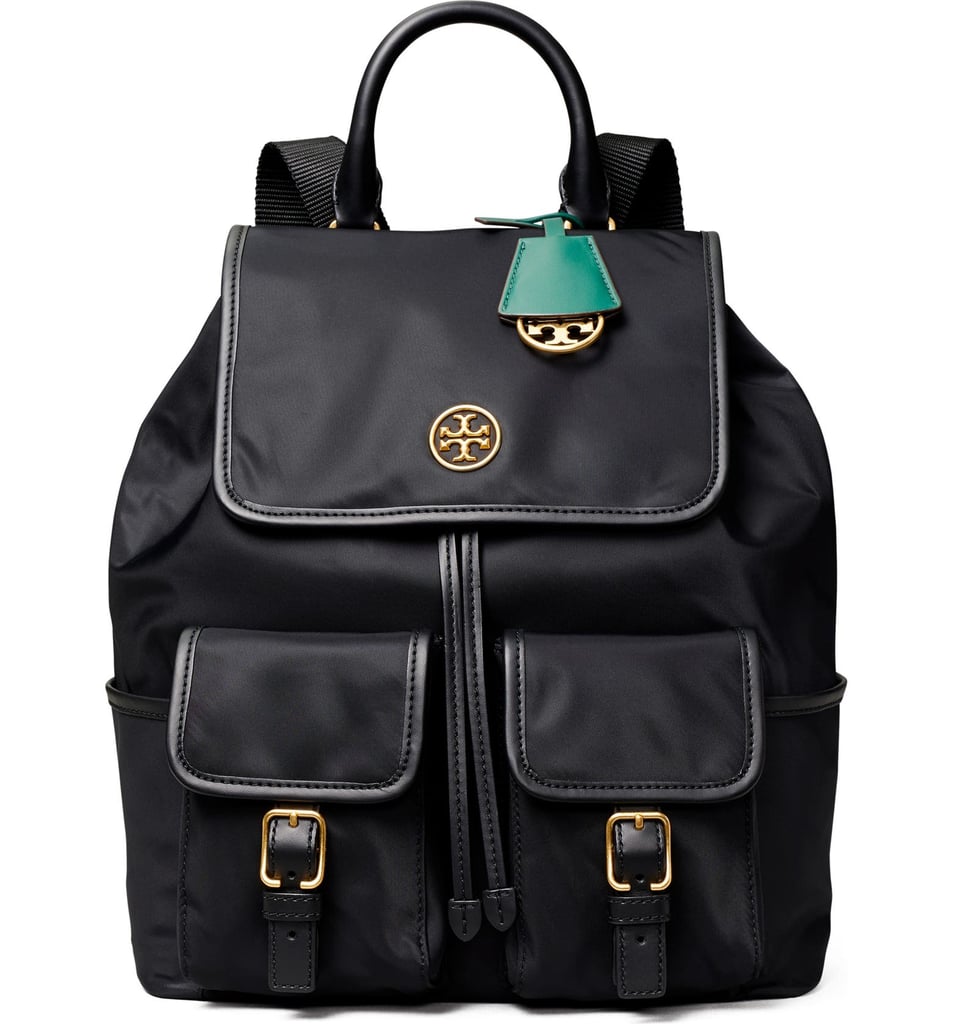 Tory Burch Piper Flap Nylon Backpack