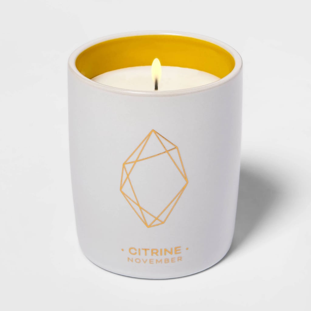 Project 62 Ceramic Jar Crystal Candle Citrine Astrology Zodiac Products at Target POPSUGAR