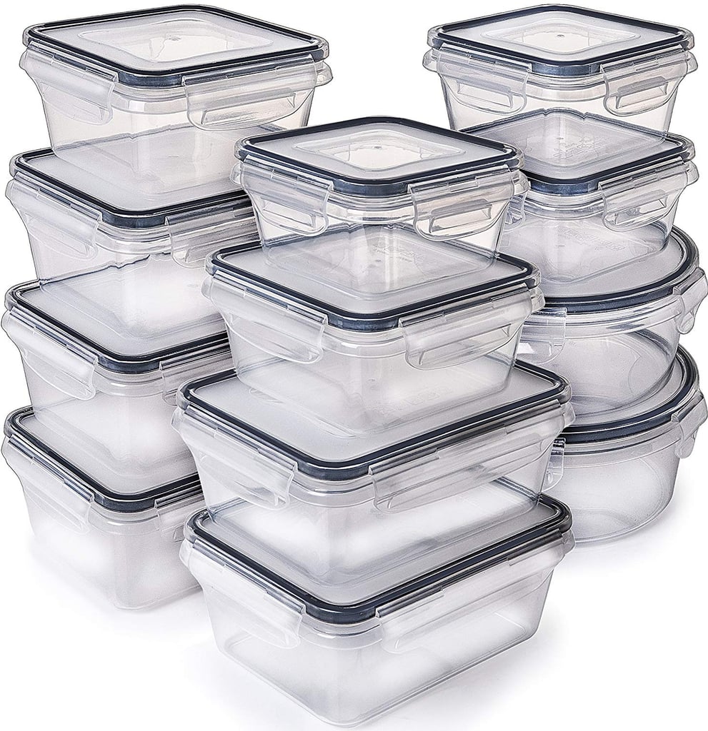 12-Pack Food Storage Containers with Lids