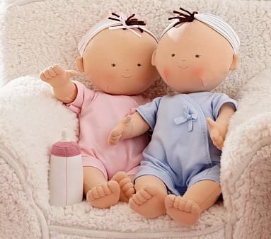 dolls baby gifts christmas beckett bella twin popsugar potterybarnkids twins knit jersey