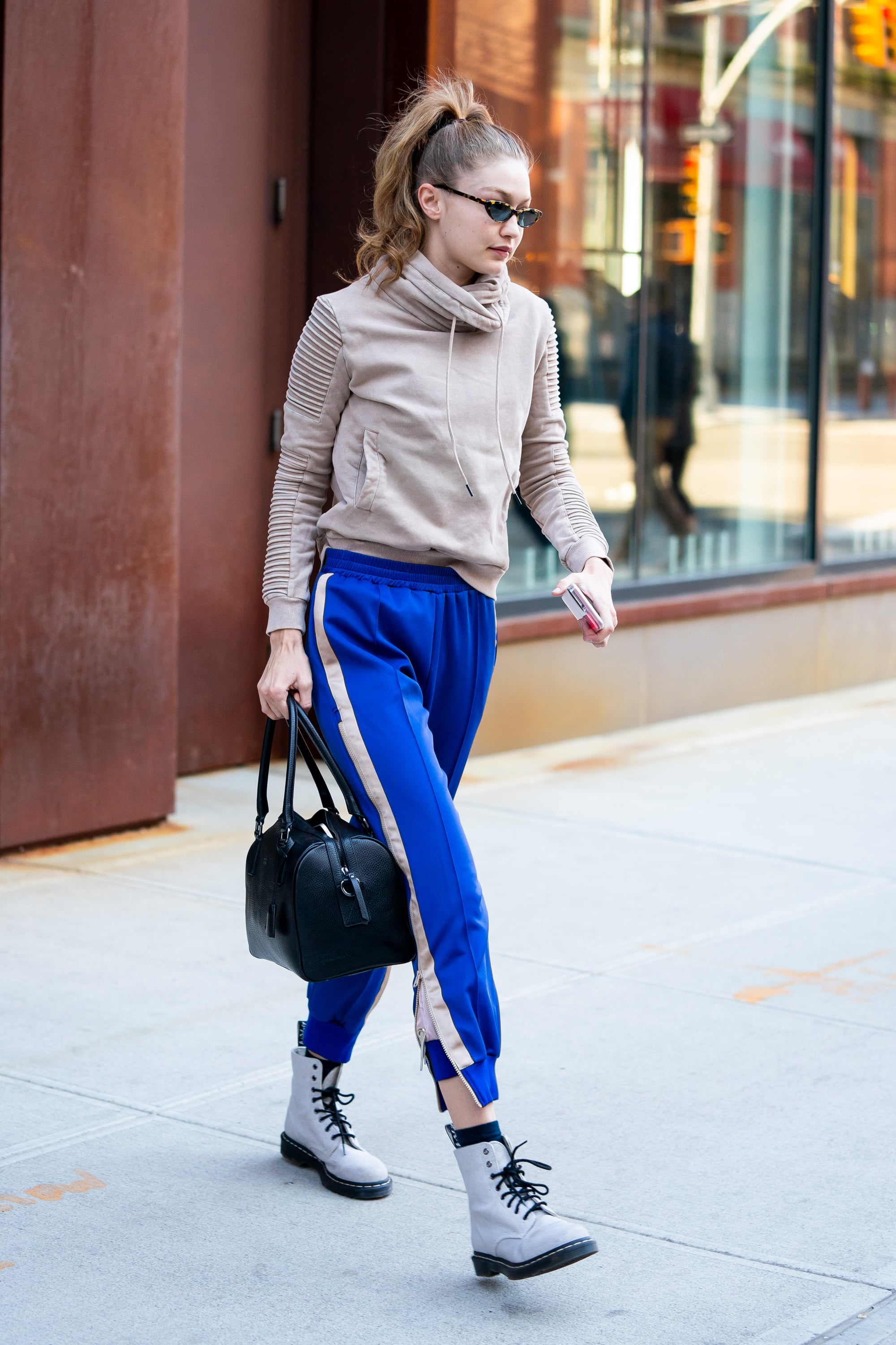 white combat boots outfit