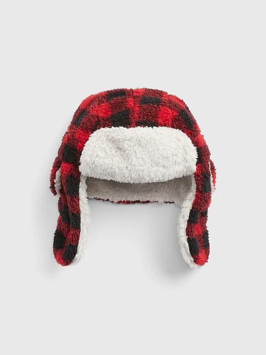 Whether they're hitting the slopes or the playground, this Kids Sherpa Trapper Hat ($25) will keep their heads nice and warm. Better yet, the black and red plaid looks totally festive for the holidays.