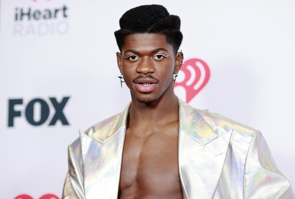 Lil Nas X's Silver Suit at the 2021 iHeartRadio Music Awards