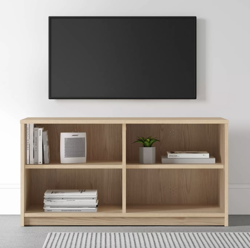 Room Essentials Open Shelf TV Stand Best Cheap TV Stands 2021