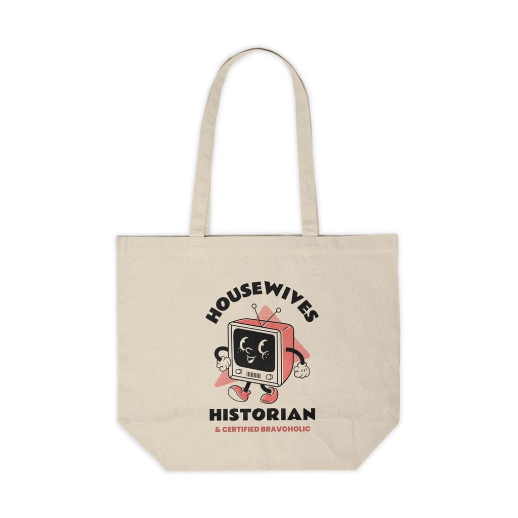 Housewives Historian Canvas Shopping Tote
