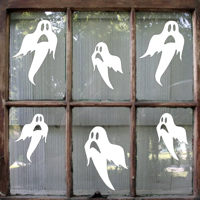 Ghost Halloween Decal