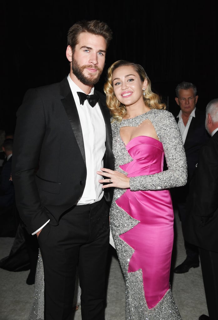 Miley Cyrus and Liam Hemsworth at the Oscars 2018