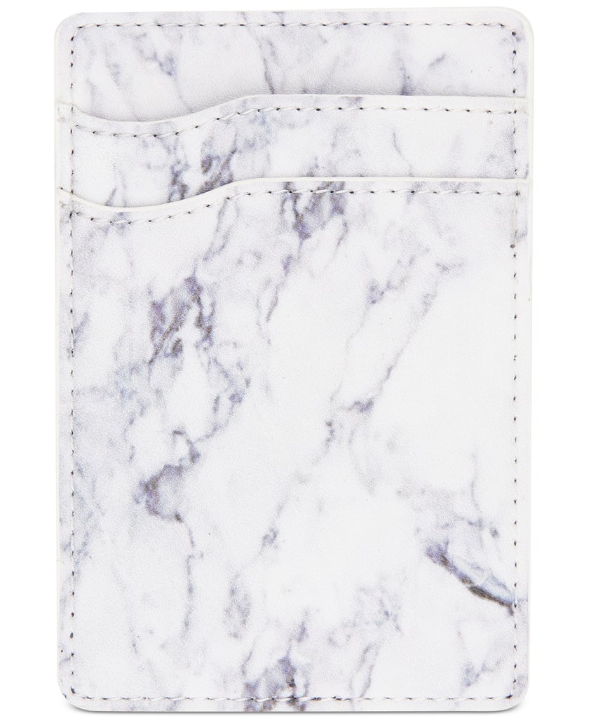 Bespoke Marble-Print Adhesive Card Case