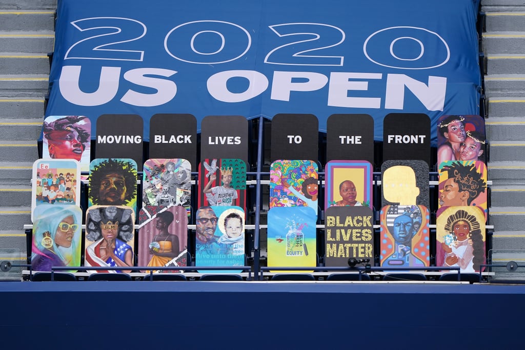 US Open 2020: Black Lives to the Front Art Installation