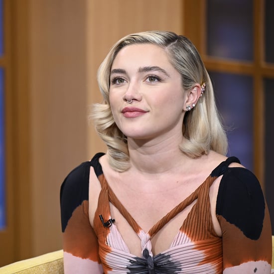 Florence Pugh's Lob Hair With Full Fringe