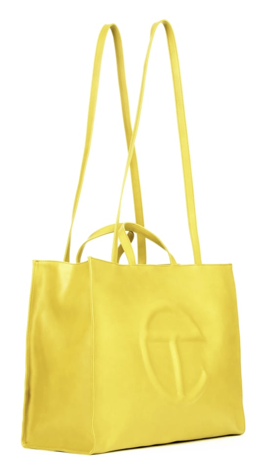 Large Yellow Shopping Bag