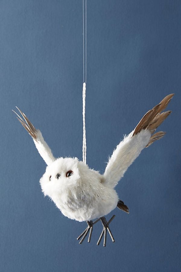 Flying owl christmas decoration clearance