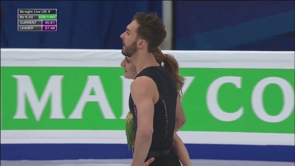 Gabriella Papadakis and Guillaume Cizeron (France), short dance to Ed Sheeran medley