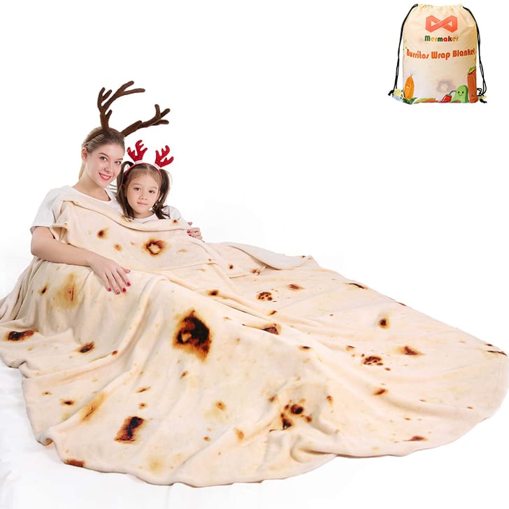 A Big Blanket Mermaker Burritos Tortilla Blanket The Best Gag Gifts