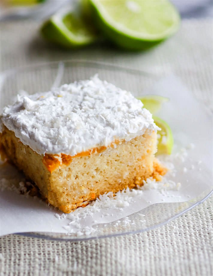 Gluten-Free Lemon Lime Coconut Cake