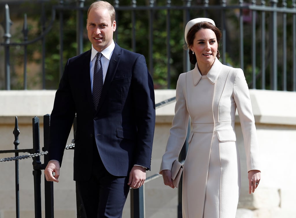 Kate Middleton and Prince William at Easter Service 2017