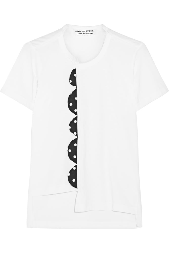 Comme des Garcons Scalloped Cotton Jersey T-Shirt ($245)